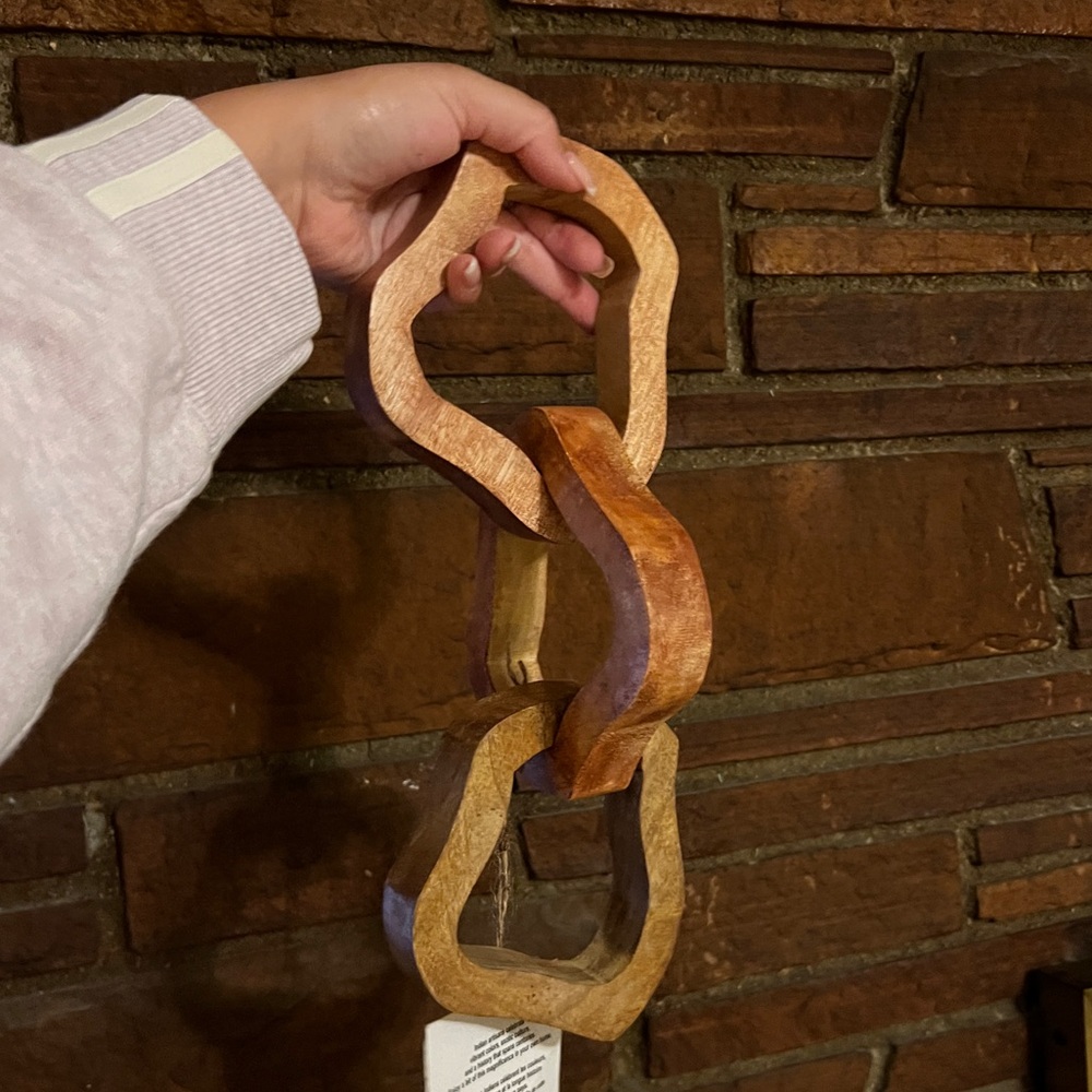 Wooden Decorative Chain Links (2)